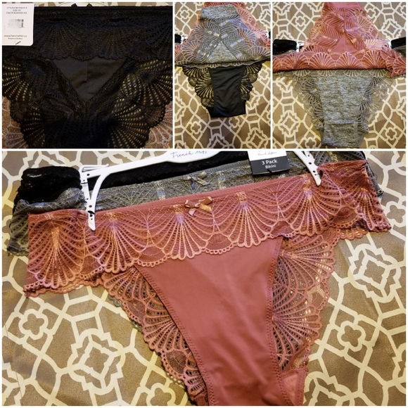 Other - $ DROP🚫3pk Súper SEXY bikinis Lace backside!